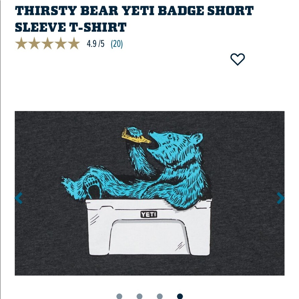 YETI Men's Thirsty Bear Cooler Short Sleeve T-Shir